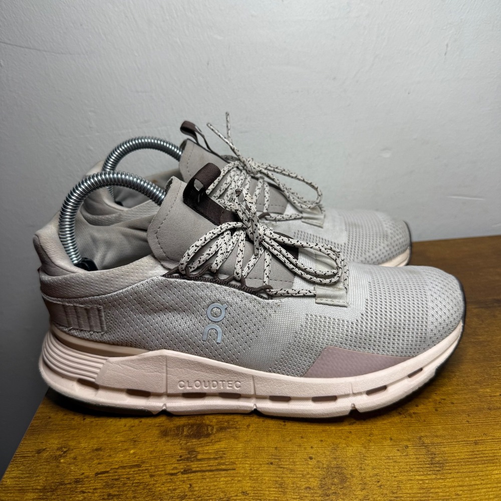On Cloud Cloudnova Running Shoes Womens Size 8 Beige 26.98124